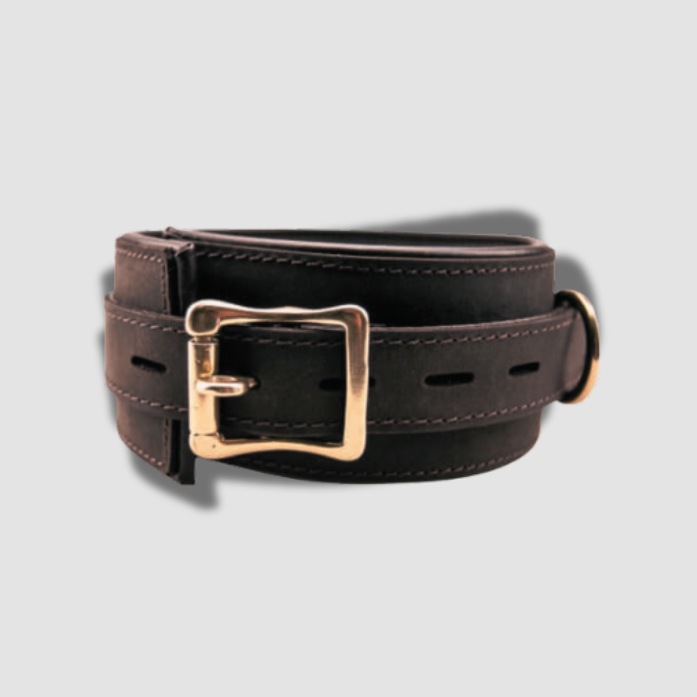 Nubuck Leather Collar Nubuck Leather Collar