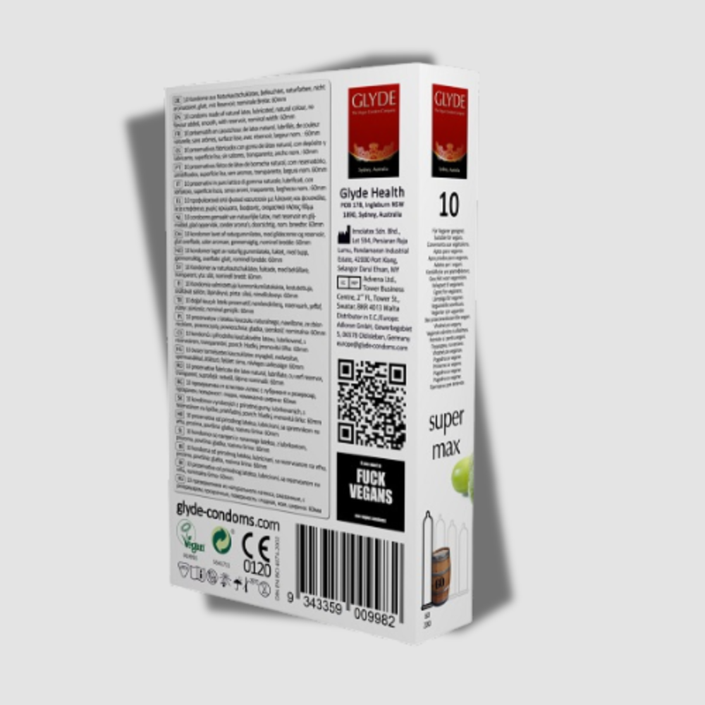 Super Max Vegan Condoms Super Max Vegan Condoms