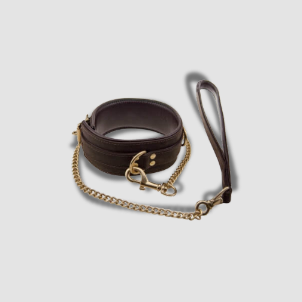 Nubuck Leather Collar Nubuck Leather Collar