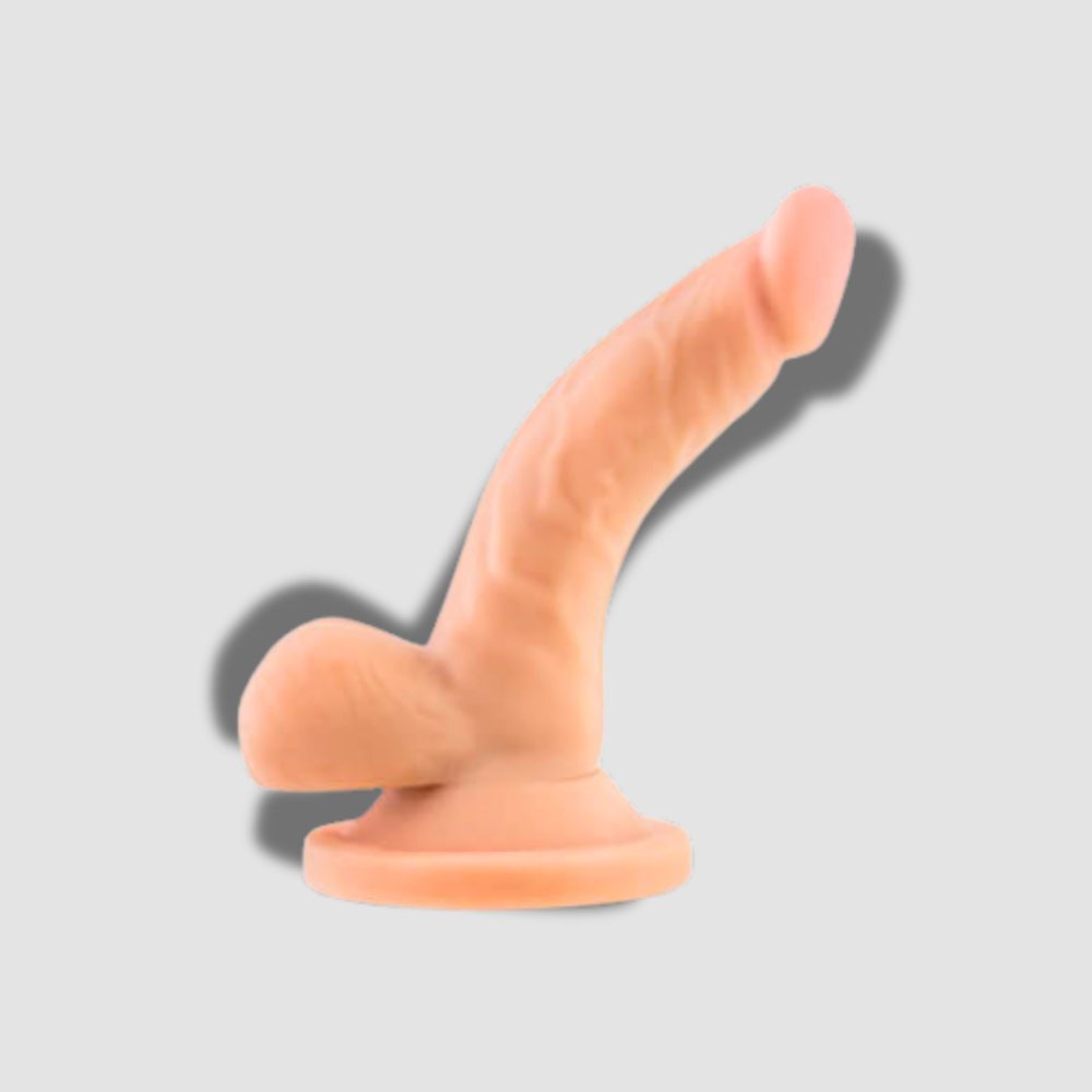 Lifelike Cock Curved Suction Dildo 4 Inch Lifelike Cock Curved Suction Dildo 4 Inch
