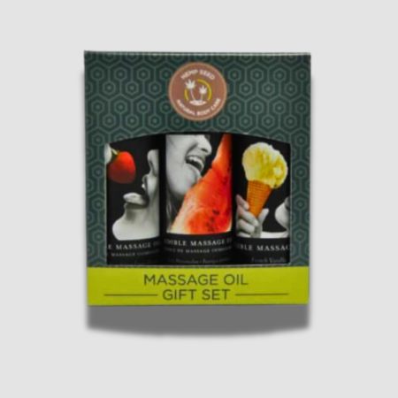 Earthly Body Massage Oil Gift Set Box