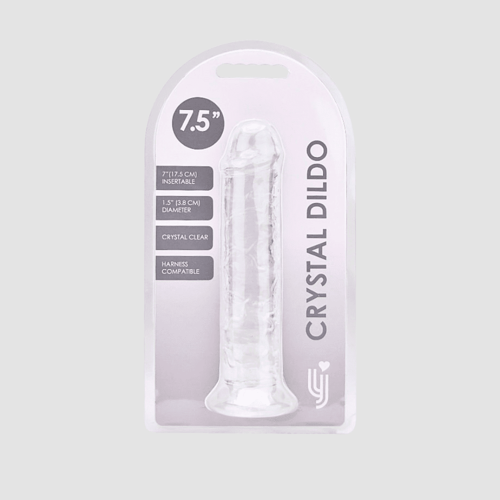 Loving Joy 7.5 Inch Suction Cup Dildo Clear (4)