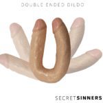 Double Ended Dildo U Shape 165 Couples Sex Toy Solo Realistic Dong Silicone 124934616095