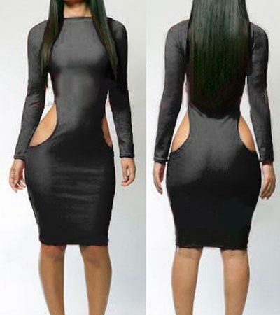 Womens Dress Bodycon Ladies Party Dress Figure Hugging Evening Casual Summer 113159788566